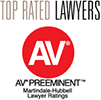 AV Preeminent - Top Rated Lawyers